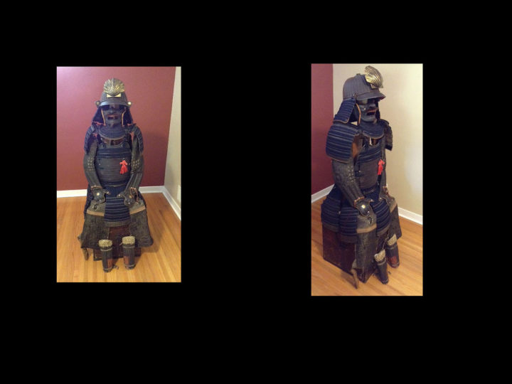 A FINE SUIT OF MID-EDO PERIOD RUSSET IRON ARMOR  #000512