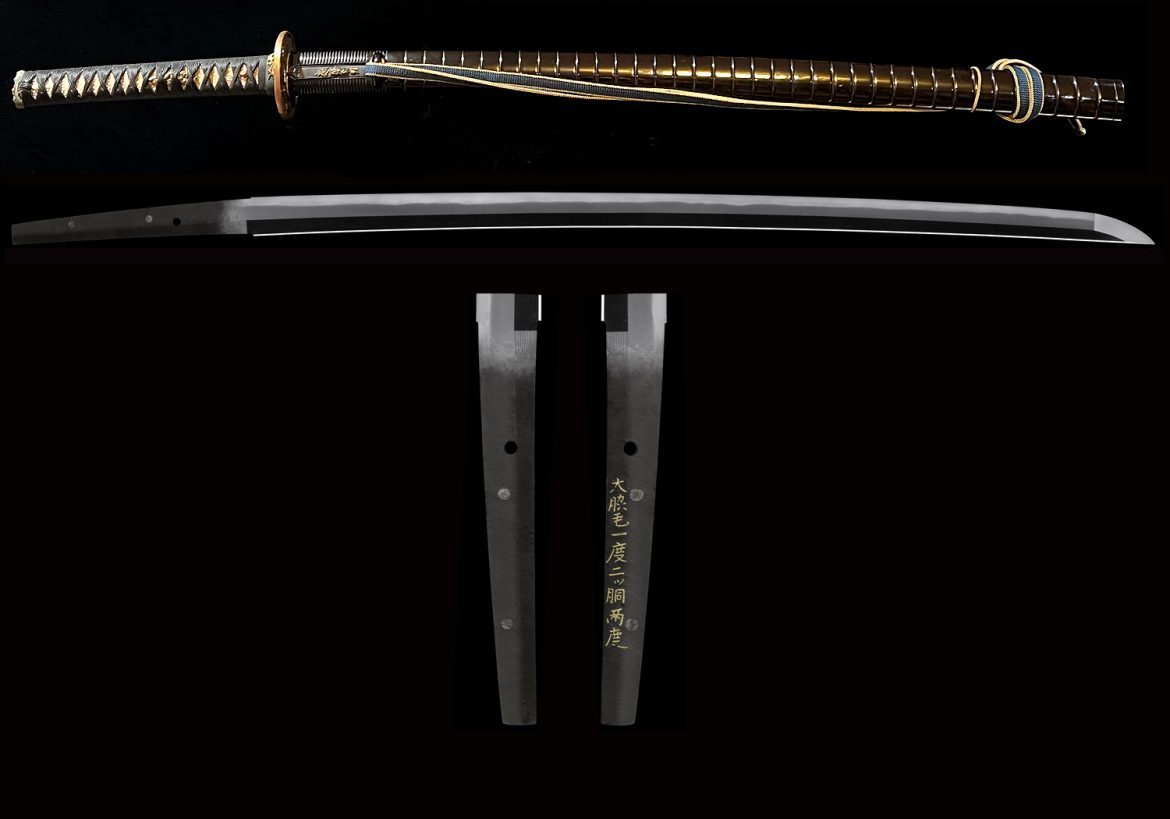 ☆伍長　儀礼長剣 RAI KUNINAGA WITH CUTTING TEST中島来国長090622 - NIHONTO