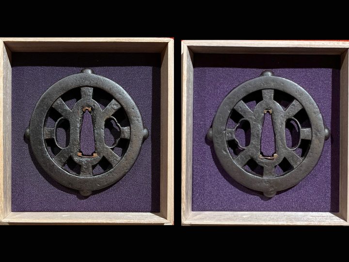 POWERFUL MYOCHIN IRON TSUBA 120223