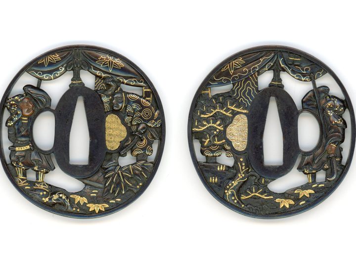 BEAUTIFUL SHAKUDO KYO KINKO TSUBA  000552