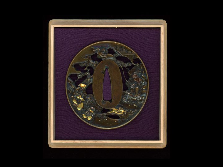 BEAUTIFULLY CARVED MITO TSUBA 080225